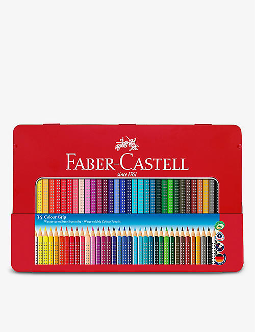 FABER CASTELL: Colour Grip pencils set of 36