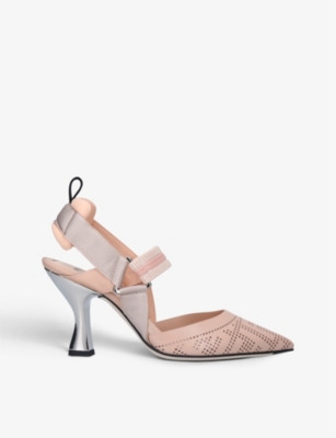 Colibrì slingback leather heeled sandals(8932327)