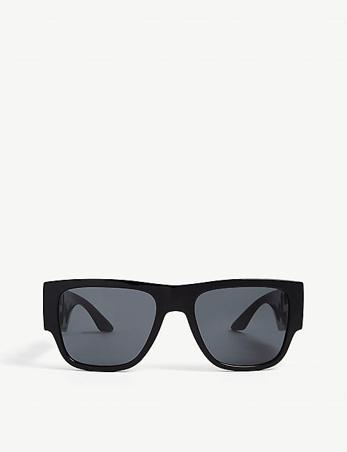 VERSACE: VE4403 57 round-frame acetate sunglasses