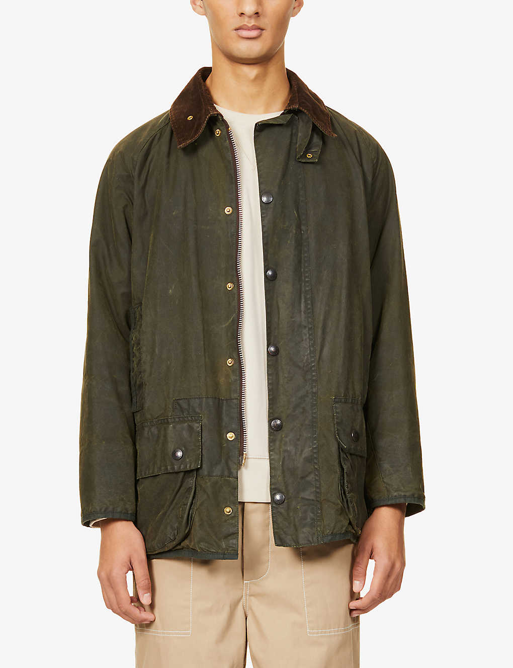 Re-Loved waxed cotton jacket(8871159)