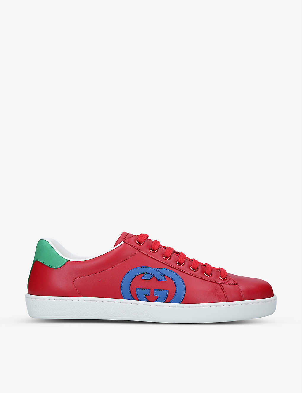 New Ace colour-blocked leather mid-top trainers(8891440)