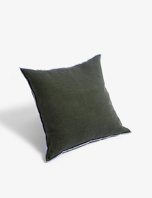 HAY: Outline linen and cotton-blend cushion 50cm x 50cm