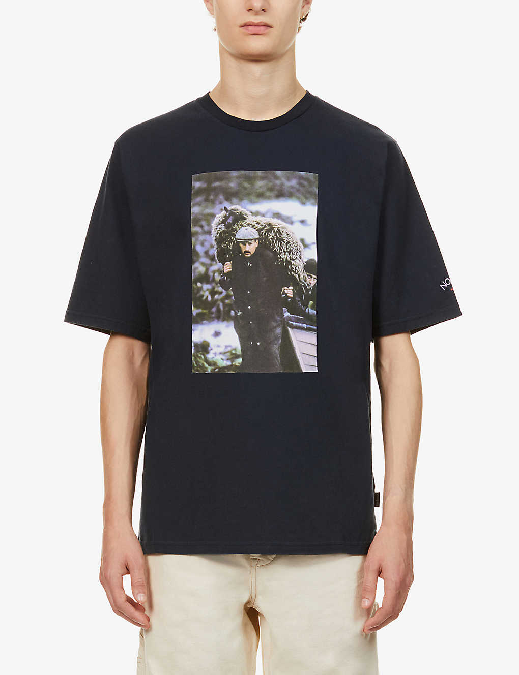 Barbour x Noah graphic-print cotton-jersey T-shirt(8904590)