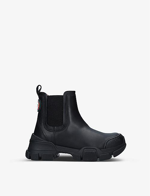 GUCCI: Leon leather Chelsea boots 5-8 years