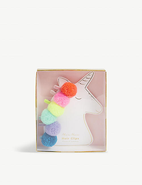 MERI MERI: Unicorn hair clips pack of six