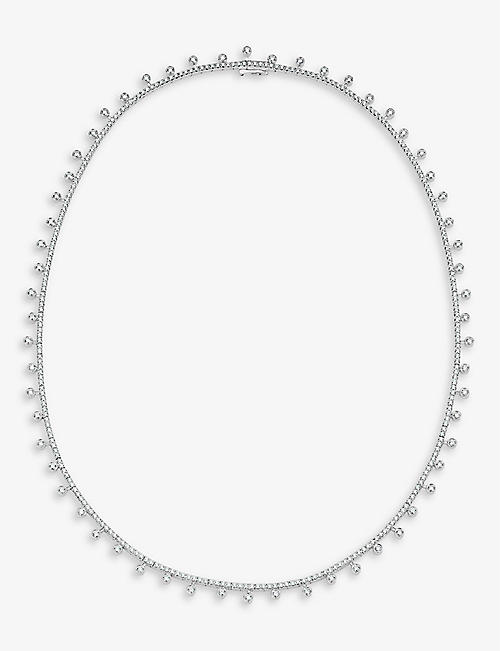 DE BEERS JEWELLERS: Dewdrop necklace in white gold
