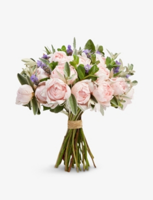 THE REAL FLOWER COMPANY: Simply Peony Pink Roses large scented bouquet