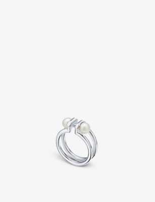 TIFFANY & CO: Tiffany HardWear sterling-silver and freshwater pearl ring
