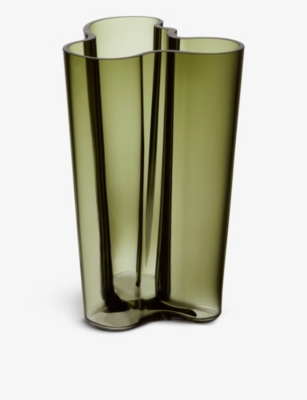 IITTALA: Aalto hand-blown glass vase 25cm