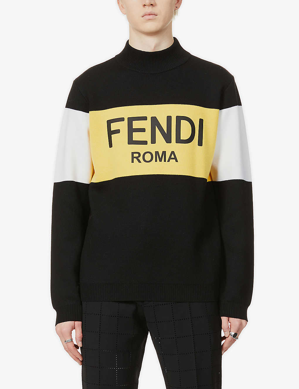 Roma branded wool jumper(9066493)