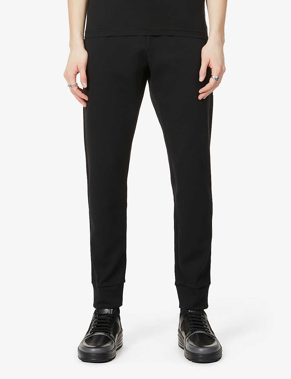 Branded relaxed-fit jersey jogging bottoms(9050239)