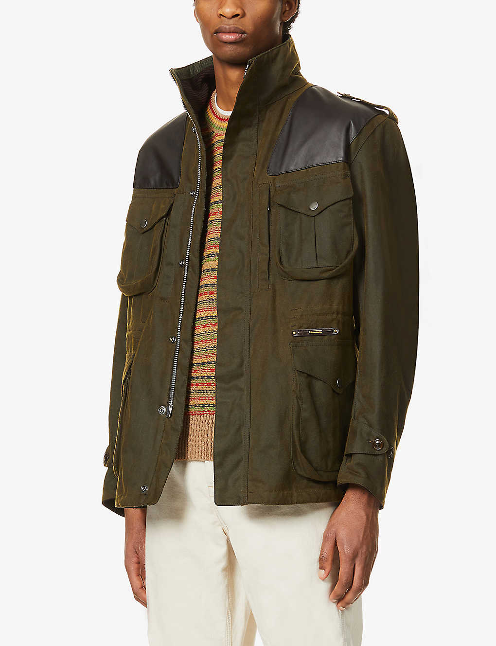 Aldridge waxed-cotton jacket(8995353)