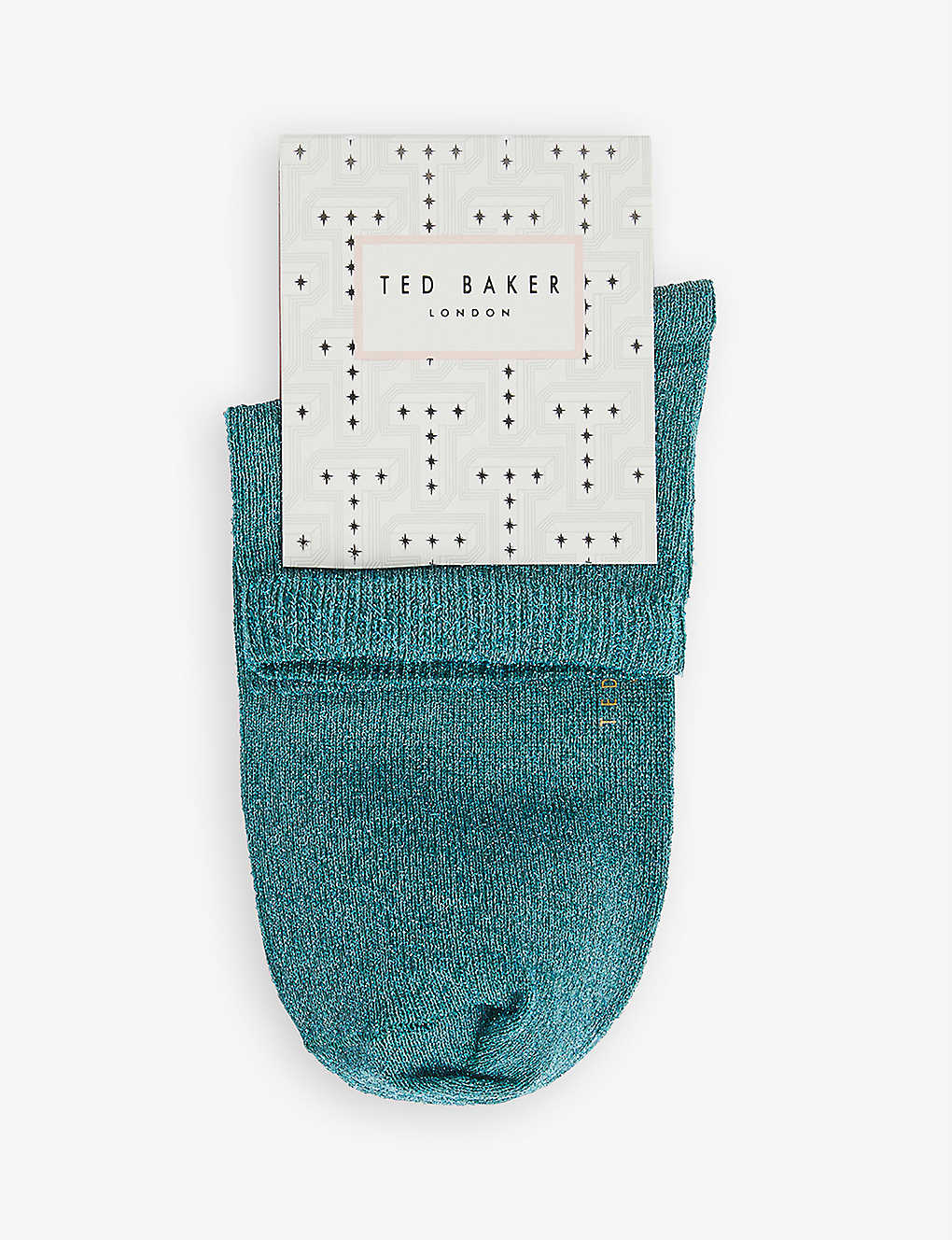 Lustia metallic-woven socks(9006224)