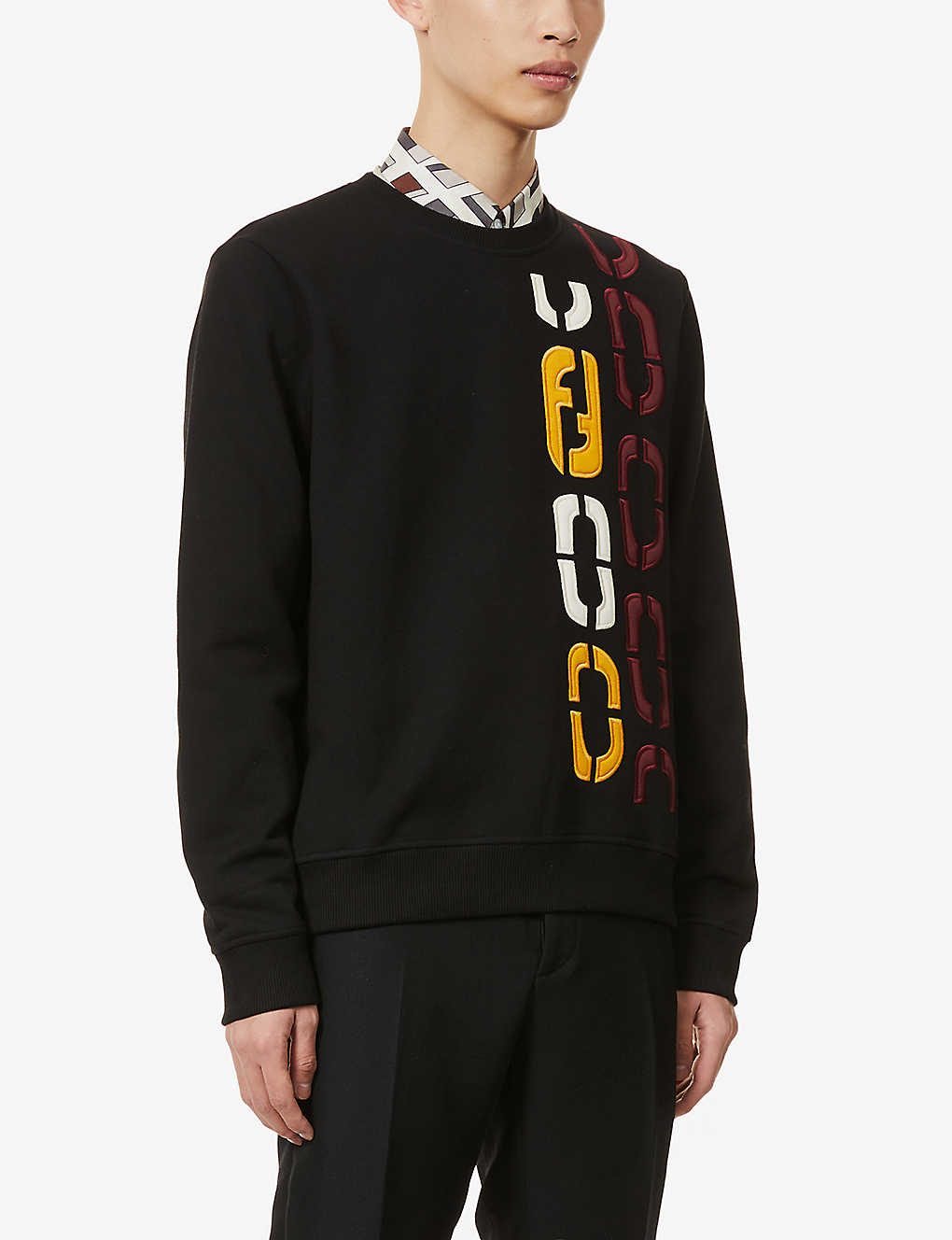 Brand-patch cotton-jersey sweatshirt(8958502)