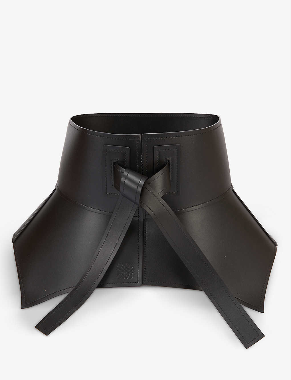 Obi wide leather belt(8979278)