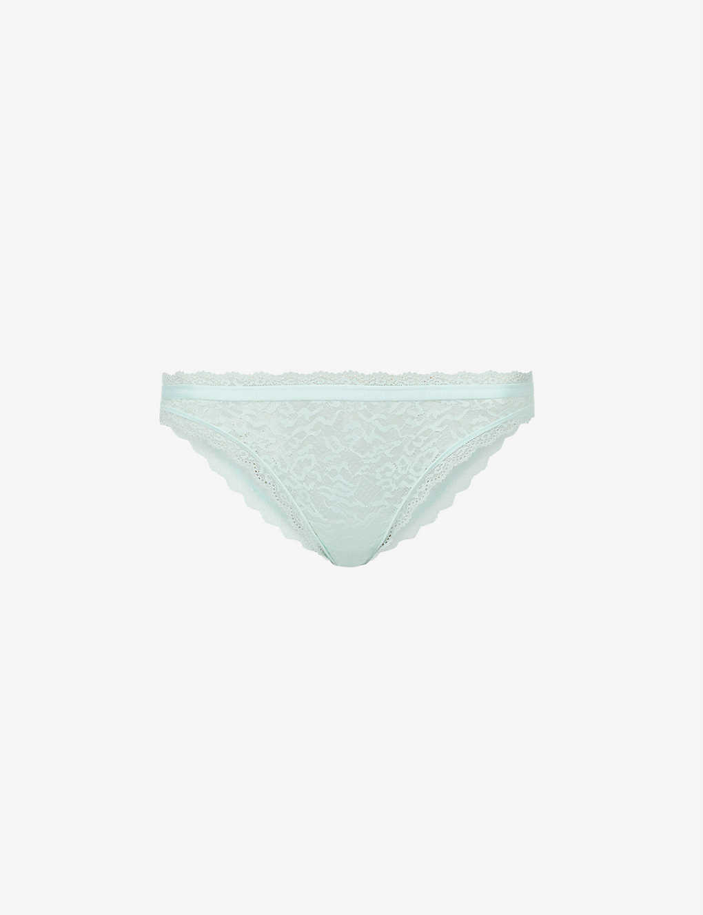 CK One mid-rise stretch-lace briefs(9258601)