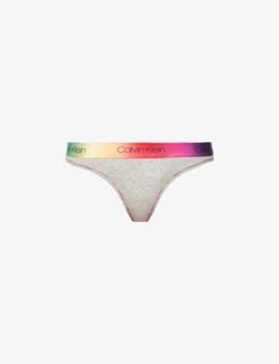 Pride Modern mid-rise stretch-cotton thong(9200855)