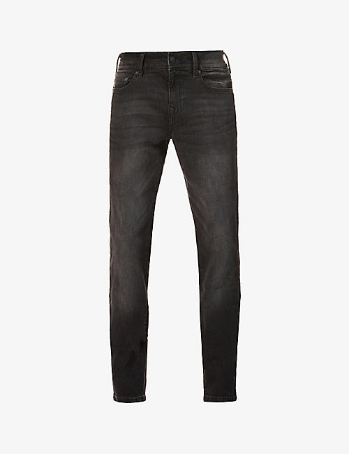 TRUE RELIGION: Rocco mid-rise relaxed-fit jeans
