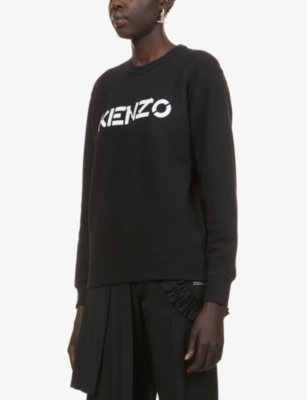 Logo-print crewneck cotton-jersey sweatshirt(9012070)