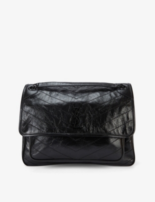 Niki large leather shoulder bag(9031945)