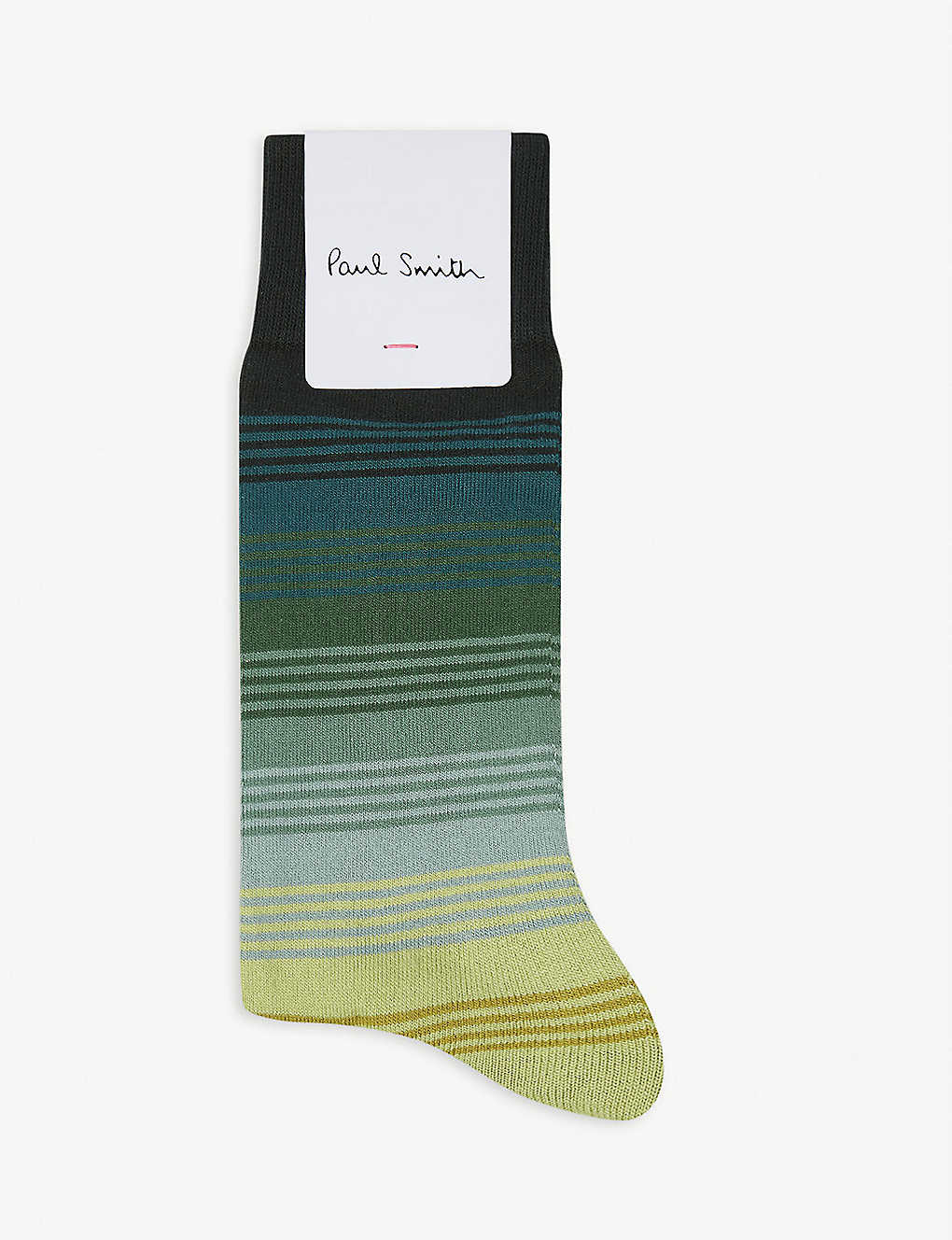 Gradient striped cotton-blend socks(9028320)