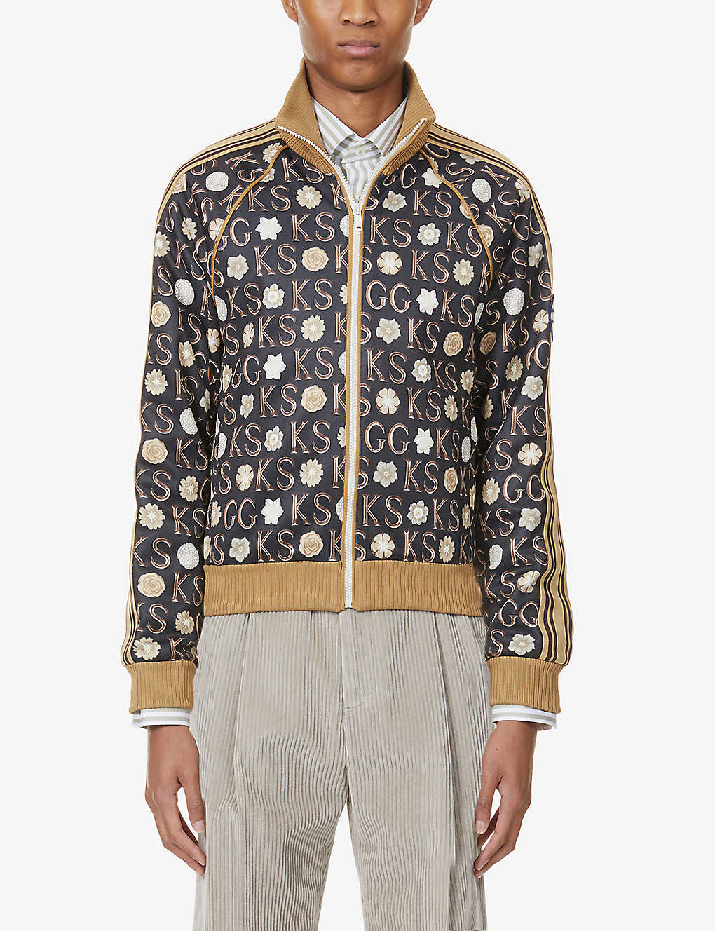 Gucci x Ken Scott logo-print stretch-jersey jacket(9049681)