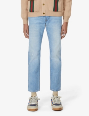 Faded slim-fit jeans(9042596)