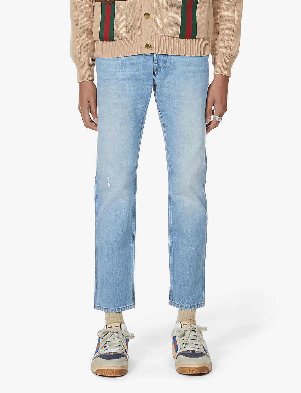 Faded slim-fit jeans(9042596)