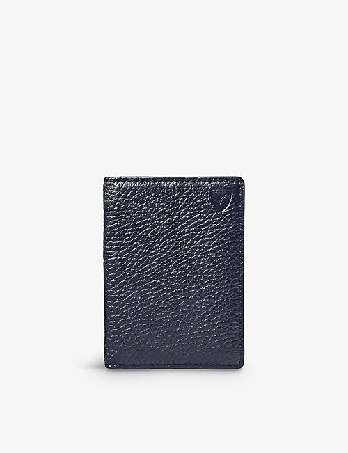 ASPINAL OF LONDON: Double Fold leather card holder