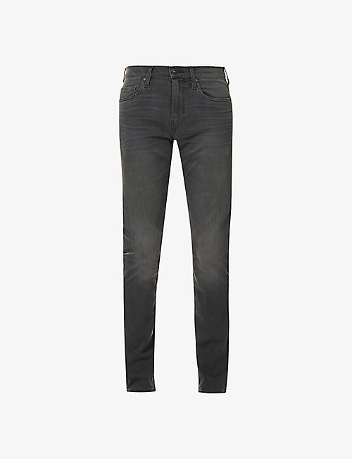 PAIGE: Lennox slim-fit mid-rise stretch-denim jeans