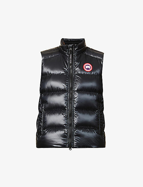 CANADA GOOSE: Cypress padded recycled nylon-down gilet