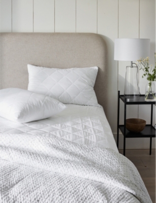 THE WHITE COMPANY: Quilted king cotton mattress protector