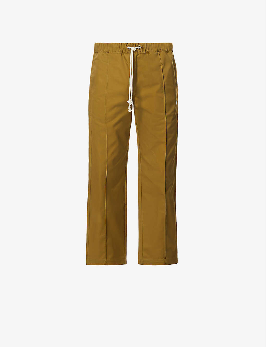 Logo-embroidered tapered woven trousers(9211340)