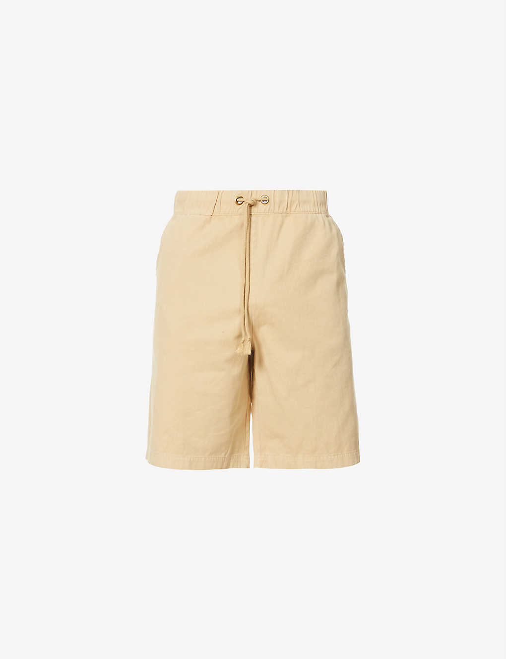Brand-embroidered cotton-twill shorts(9234391)