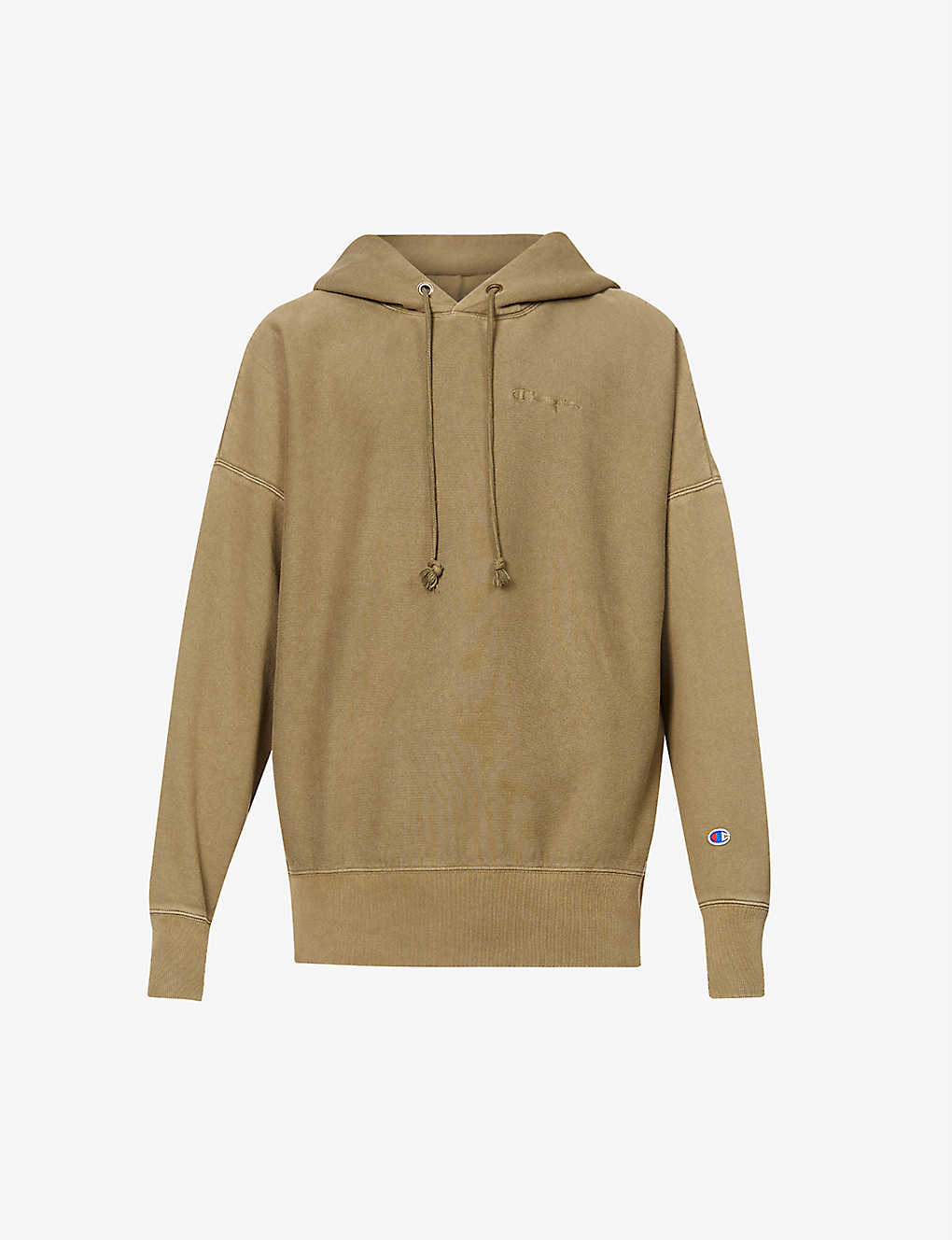 Brand-embroidered oversized cotton-blend hoody(9226731)