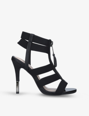 CARVELA: Kunning zip-detail ankle-strap heels