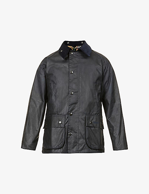 BARBOUR: Bedale waxed-cotton jacket
