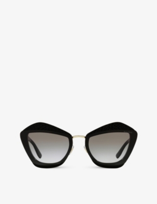MIU MIU: MU01XS butterfly-frame acetate sunglasses