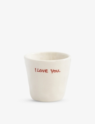 ANNA + NINA: I Love You ceramic espresso cup 5.5cm