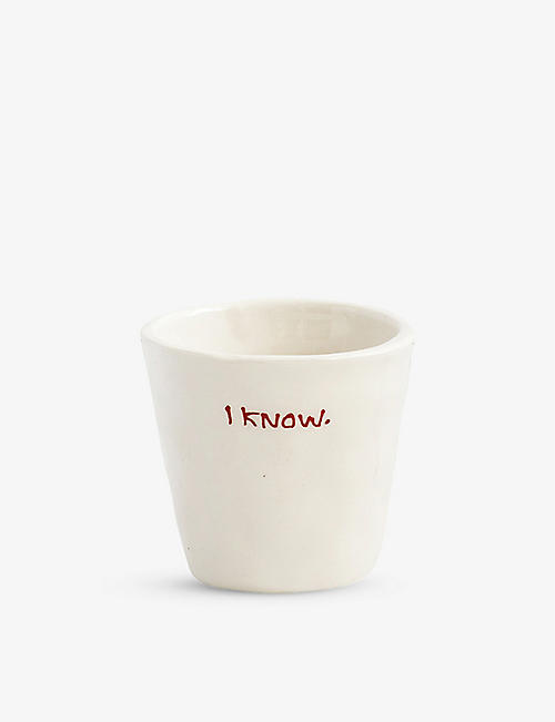 ANNA + NINA: I Know ceramic espresso cup 5.5cm