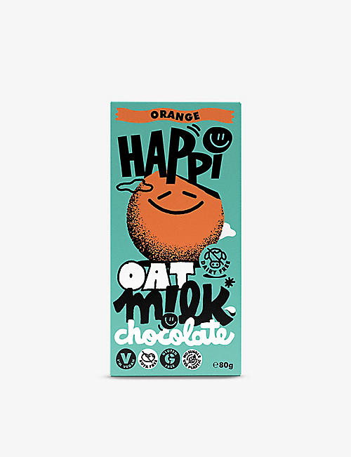 HAPPI: Happi Orange Oat M!lk Chocolate Bar 80g