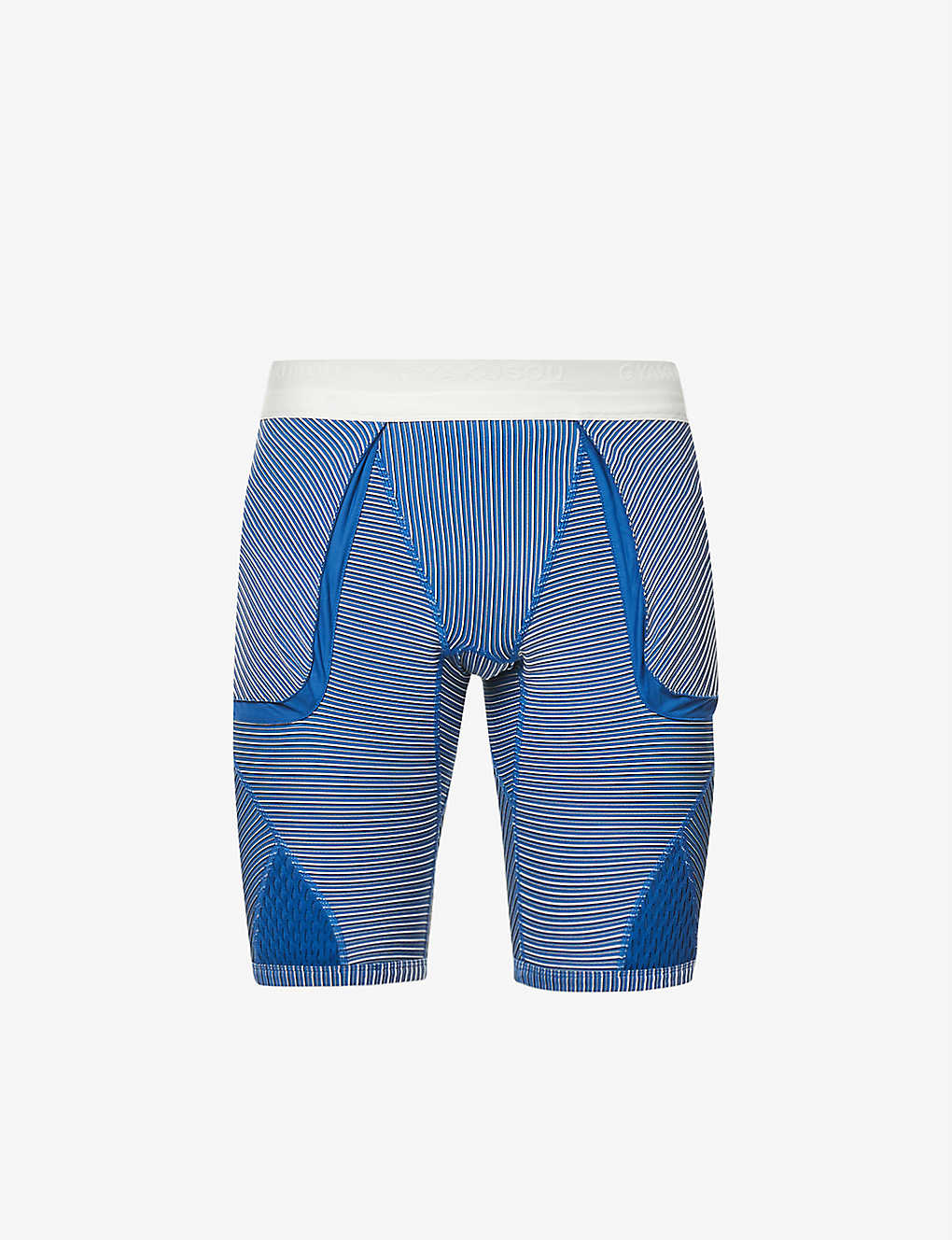Striped-print stretch-woven shorts(9308556)