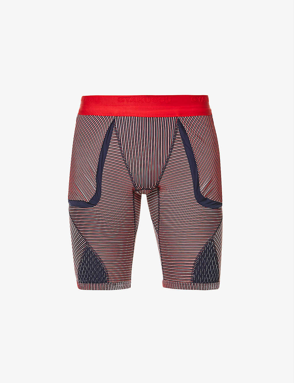 Striped-print stretch-woven shorts(9308550)
