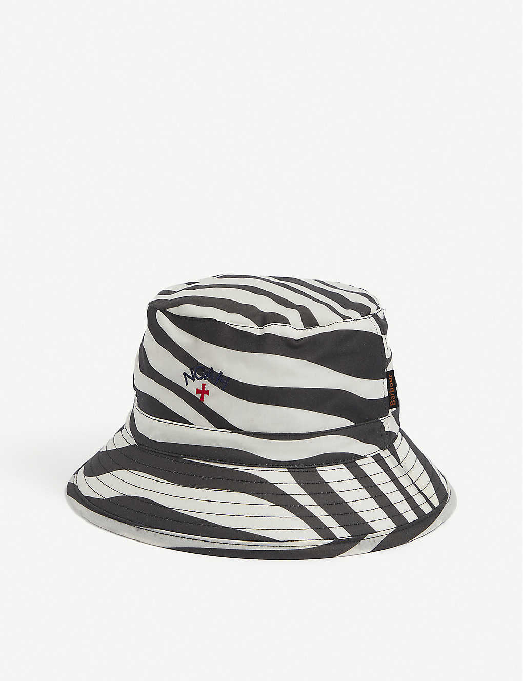 Barbour x Noah patterned waxed cotton bucket hat(9098376)