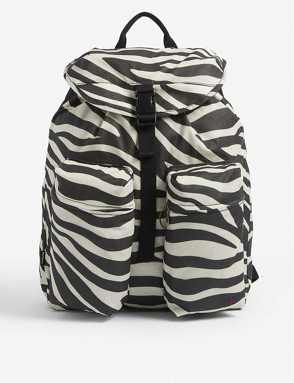 Barbour x Noah patterned waxed cotton backpack(9098379)
