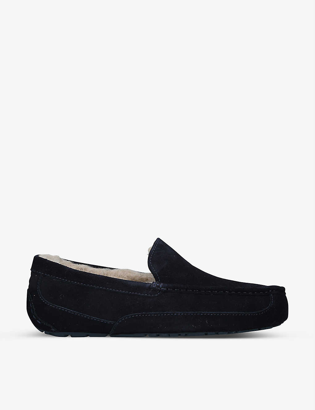 Ascot shearling-lined suede slippers(9070720)
