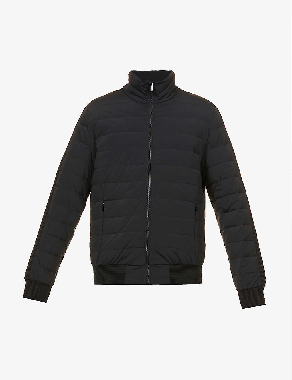 High-neck padded shell-down jacket(9123683)