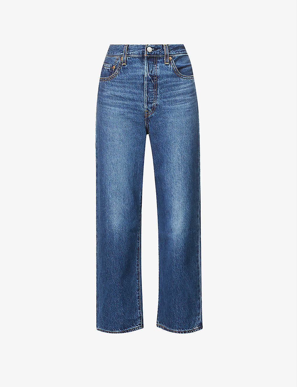 Ribcage straight high-rise jeans(9093656)