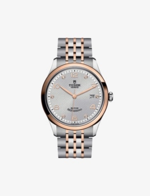 TUDOR: M91551-0002 1926 stainless-steel, 18ct rose-gold and diamond automatic watch