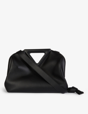 Point medium leather shoulder bag(9114277)